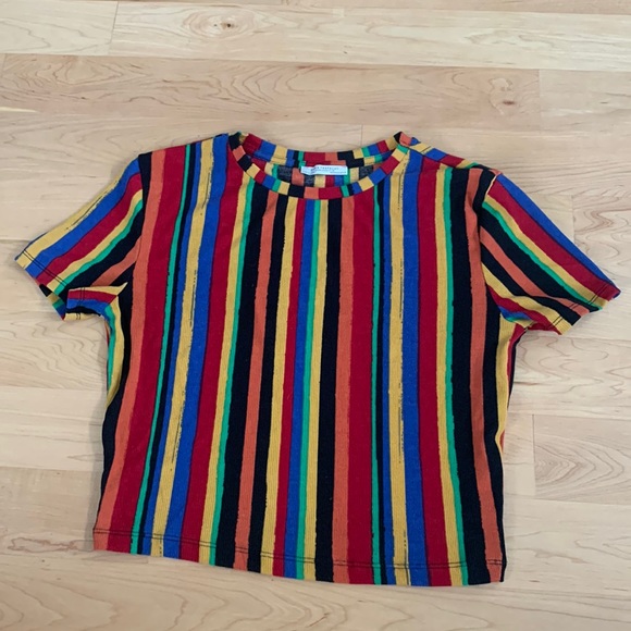 Zara Tops - Zara cropped T-shirt